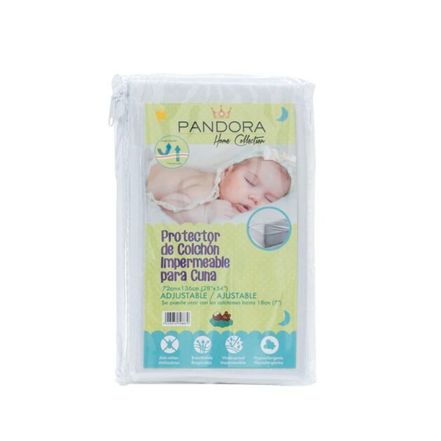 Protector de colchón impermeable para cuna